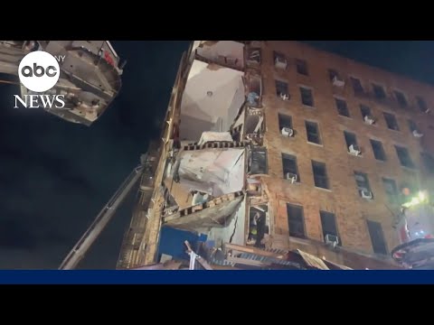 New York City apartment building partially collapses