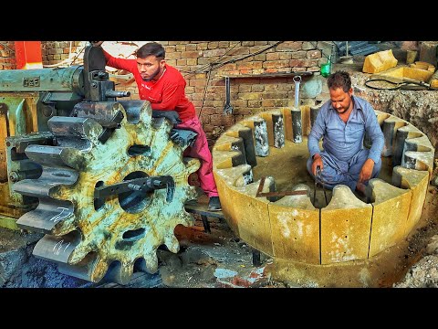 Huge Industrial Gear Manufacturing || Production Process of Largest Gear