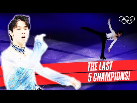 Men's Singles Figure Skating ⛸Last 5 Champions! 🥇