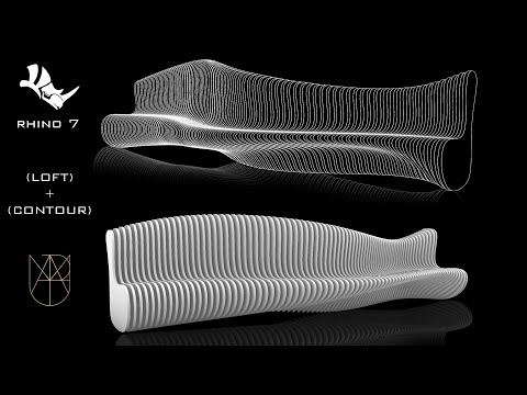 | RHINO 7 - PARAMETRIC MODELING | Loft + Contour