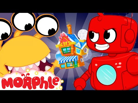 Morphle's Magic Pet Store in Space - Aliens &amp; Robots | Cartoons for Kids | Morphle TV