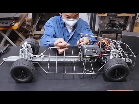 Building a Metal Ferrari 250 GTO | Making a 1/5 Ferrari RC Car | How to Make a Mini Ferrari