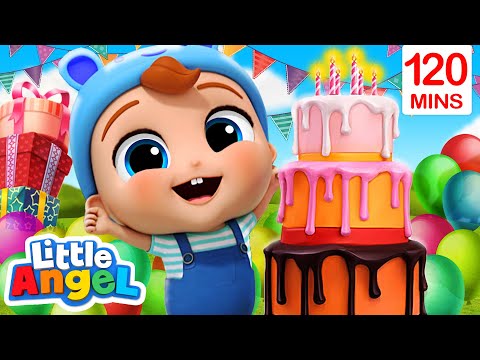 Baby John's Birthday Song  + More Little Angel Kids Songs &amp; Nursery Rhymes