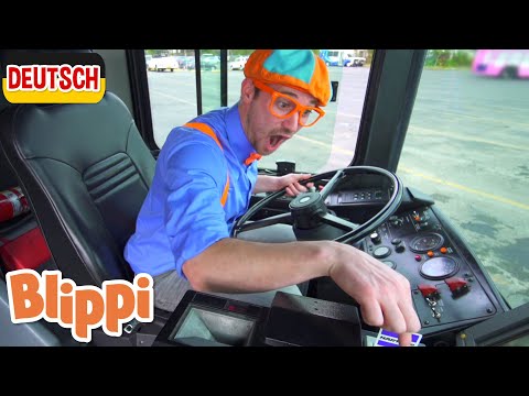 Blippi Deutsch - Blippi erkundet einen Bus | Abenteuer und Videos f&uuml;r Kinder