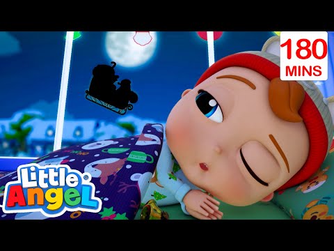 Baby John Waits For Christmas🎅🏻 | Bingo and Baby John | Little Angel Nursery Rhymes and Kids Songs