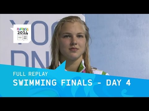 Swimming - Day 4 Finals | Full Replay | Nanjing 2014 Youth Olympic Games