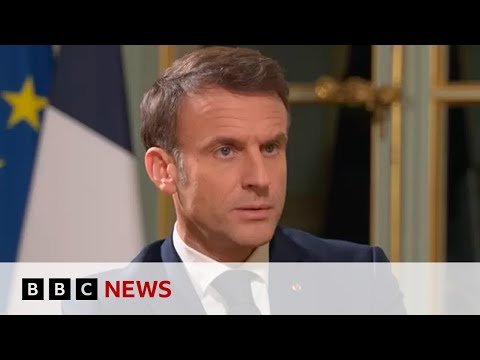 French President Macron calls on Israel to stop killing Gaza's women and babies &ndash; BBC News