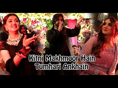 Kitni Makhmoor Hain Tumhari Ankhain Sehar Hayat Wedding Qawali Night Saqlain Musakhelvi Songs 2023