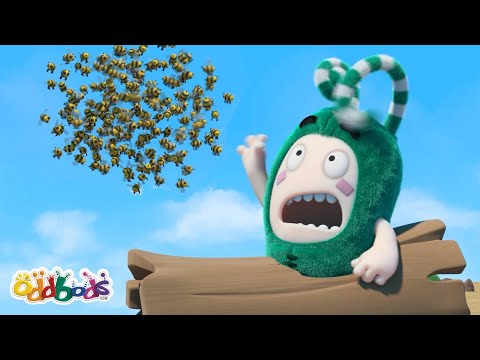 Zee Can't BEE-lieve His Eyes! 🐝 | Oddbods Cartoons | Funny Cartoons For Kids