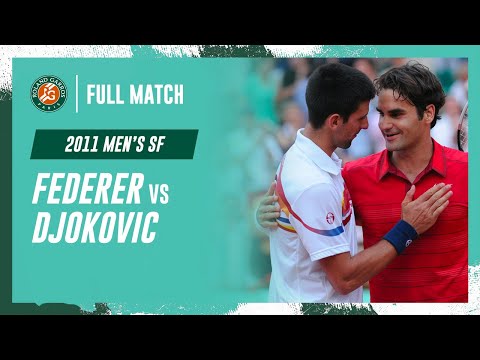 Federer vs Djokovic 2011 Men's semi-final Full Match | Roland-Garros