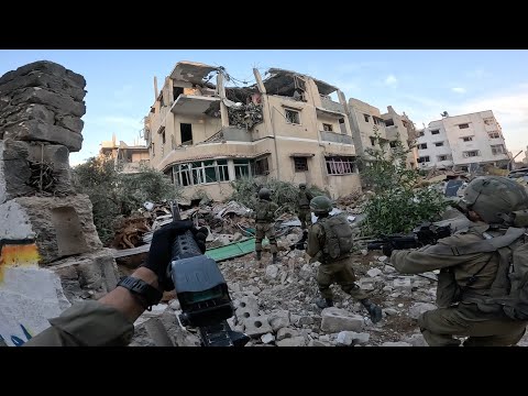 Combat Footage of IDF Soldiers Fighting Hamas in Gaza