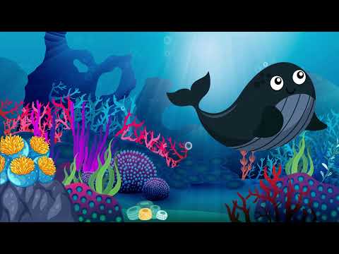 Bedtime Lullabies and Calming Undersea Animation with Bubble Sounds - Baby Lullaby