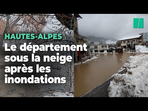 Les images impressionnantes des intemp&eacute;ries dans les Hautes-Alpes