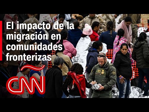 Creciente n&uacute;mero de inmigrantes desborda a comunidades fronterizas