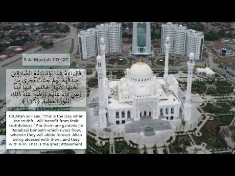 The great miracle of Prophet Isa bin Maryam | S Al Maidah in English  110-120 | Dishes from Heaven