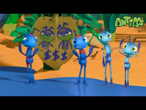 Joey &amp; Boo's Inky Adventure: On the Run! | Antiks | Animals And Creatures Cartoon In Hindi हिन्दी