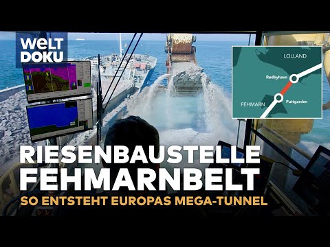 RIESENBAUSTELLE FEHMARNBELT: Mega-Absenktunnel zwischen Deutschland und D&amp;auml;nemark | WELT HD Doku