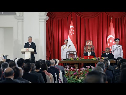 PM Lee Hsien Loong at the Swearing-in of the Ninth President of the Republic of Singapore