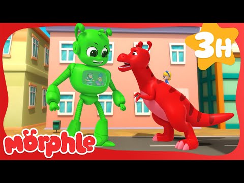 Morphle Dinoaurs vs Giant Robots 🦖🤖 | Cartoons for Kids | Mila and Morphle