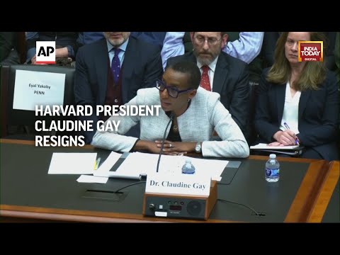 US News: Harvard president Claudine Gay resigns; Plagiarism &amp; Anti-Semitism Cause?