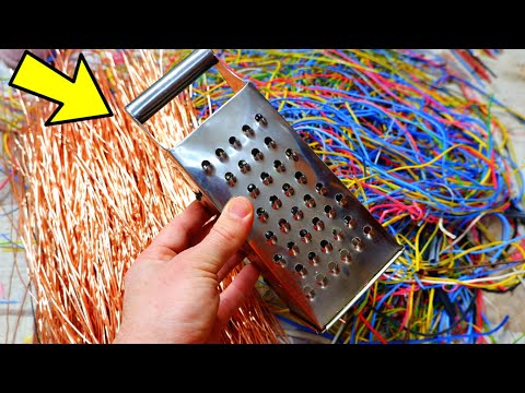 Stripping Copper Wires without Knives and special Devices | Easy and Fast