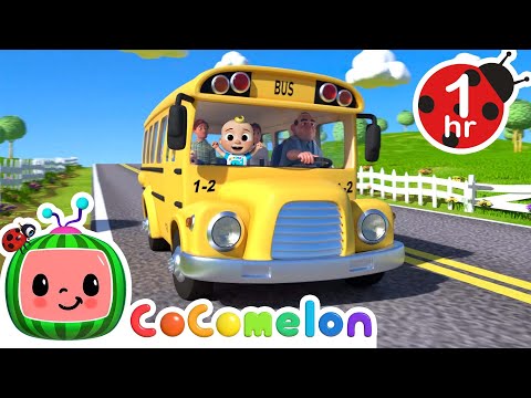 Wheels on the Bus | Cartoons &amp; Kids Songs | Moonbug Kids - Nursery Rhymes for Babies