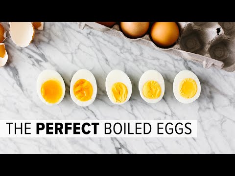 PERFECT BOILED EGGS (EVERY TIME) | hard boiled eggs + soft boiled eggs