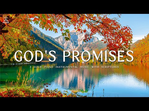 God's Promises: Piano Instrumental Music With Scriptures &amp; Autumn Scene 🍁CHRISTIAN piano