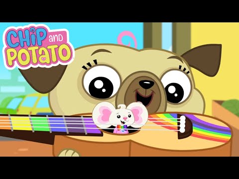 Chip and Potato | Grandma and Gordie's Big Puggy Wedding (Triple Episode) | Cartoons For Kids