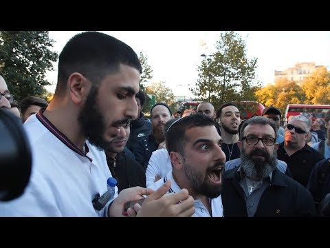 ALI DAWAH CONFRONTS ISRAELI SOLDIER AVI YEMINI - SPEAKERS CORNER