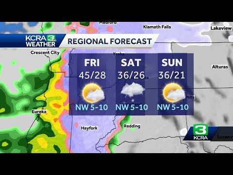 Here's the California weekend forecast region by region