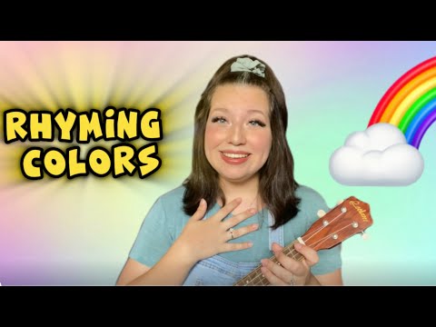 Rhyming Colors | learn colors | Interactive Ukulele | English