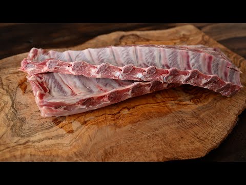 This is how pork ribs used to be prepared. A special kind of recipe!