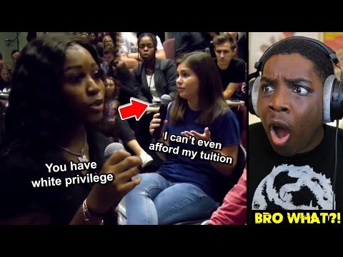 Millionaire Black Girl Calls Poor Student MORE PRIVILEGED Just Because They Are White