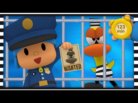 👮 POCOYO E NINA - A Pol&iacute;cia Cuida de N&oacute;s [123 minutos] | DESENHOS ANIMADOS para crian&ccedil;as