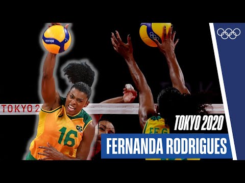 Last dance on the Olympic Stage 🏐 Best of Fernanda Rodrigues 🇧🇷 at Tokyo 2020