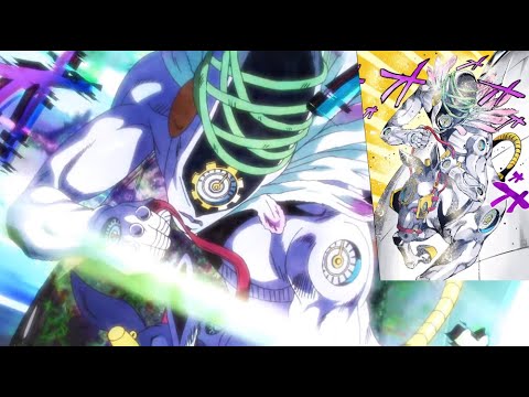 JoJo Stone Ocean Manga/Anime Comparison | Made in Heaven and Jotaro