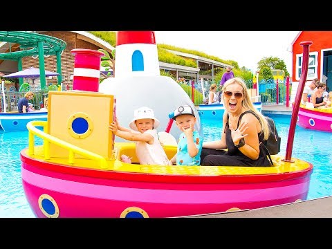 Gaby and Alex - Best Outdoor Amusement park Playgrounds for kids