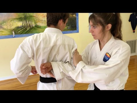 Bunkai: Pinan Shodan - three shuto chudan