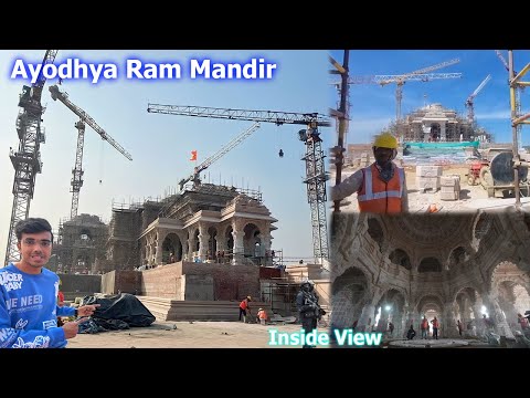 Ram Mandir Ayodhya - Inside Tour 😍 | राम मंदिर निर्माण की जानकारी | Construction Update