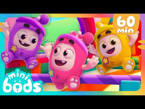 Minibods NEW! 🌟WINNER! Fuse's Challenge!🌟| Baby Oddbods | Minibods Marathon! | Funny Cartoons