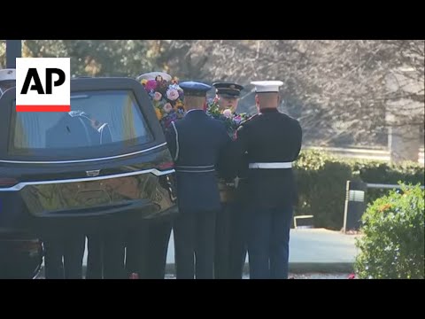 Rosalynn Carter lies in repose at The Carter Library