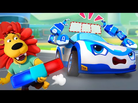 Where is Police Truck's Siren?🚨| Monster Trucks | Car Cartoon &amp; Songs | Wheely World