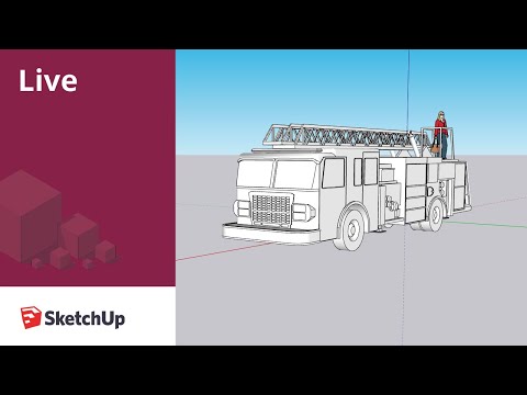 Modeling a Fire Truck Live in SketchUp!