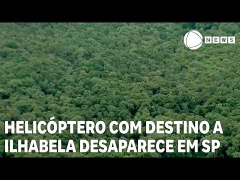 Helic&oacute;ptero com destino a Ilhabela desaparece no litoral