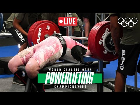 🔴 LIVE Powerlifting World Classic Open Championships | Men's 66kg &amp; Women's 57kg Group A