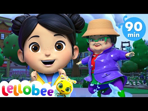 Rain Rain Go Away - Thunderstorm Song! + More Nursery Rhymes &amp; Kids Songs - Lellobee by CoComelon