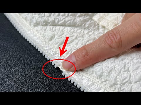 What should I do if my clothes zipper has two teeth missing? Teach you a trick, you can easily do it