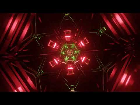 Abstract Background Video 4k Red Green Metallic Wireframe VJ LOOP NEON Sci-Fi Free Calm Wallpaper