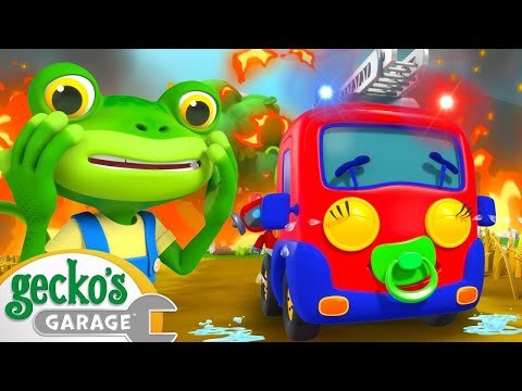 Baby Fire Truck | Baby Truck | Gecko's Garage | Kids Songs